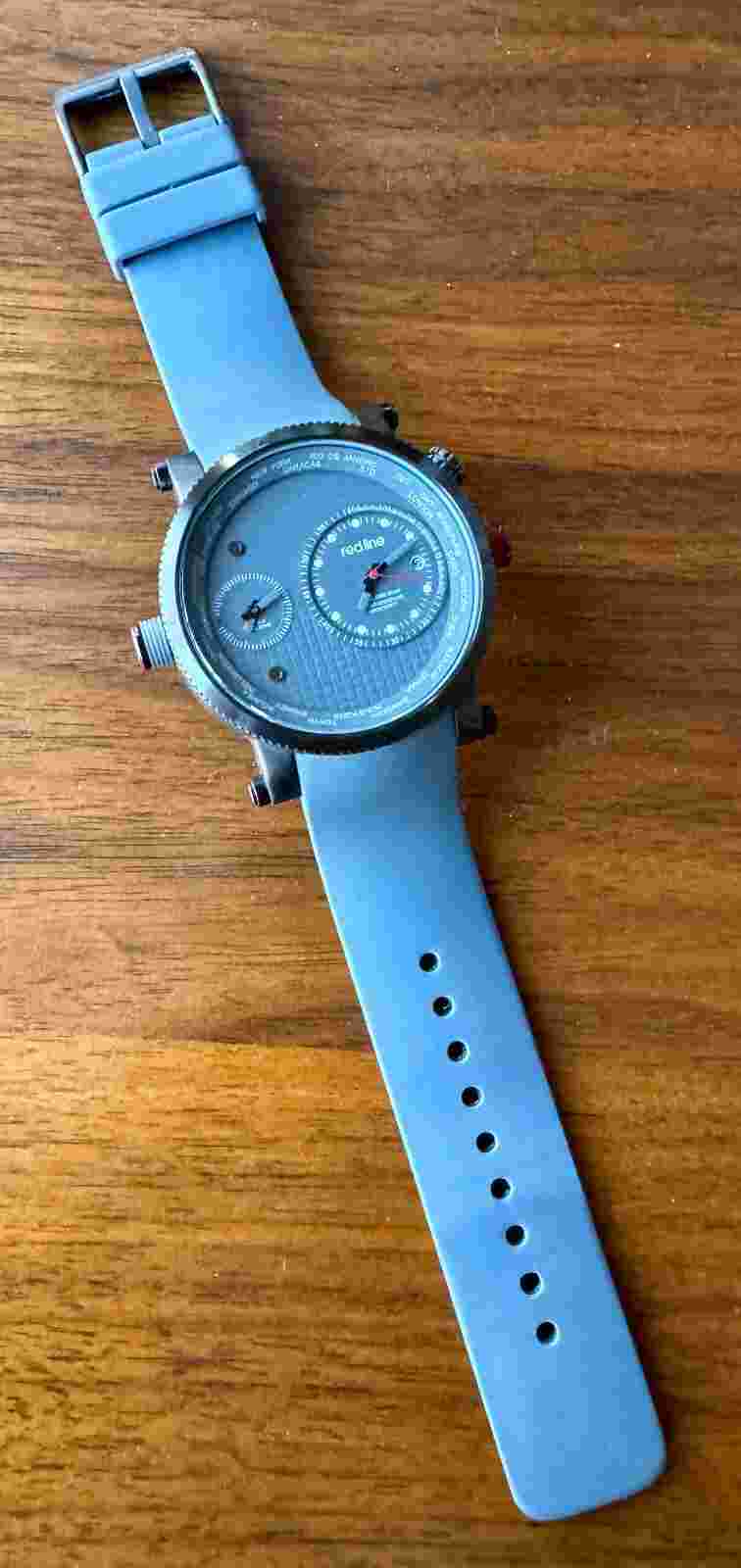 RED LINE / SPECIALIST / DUAL TIME / MIYOTA Quartz mvmt / WORLD / redline
