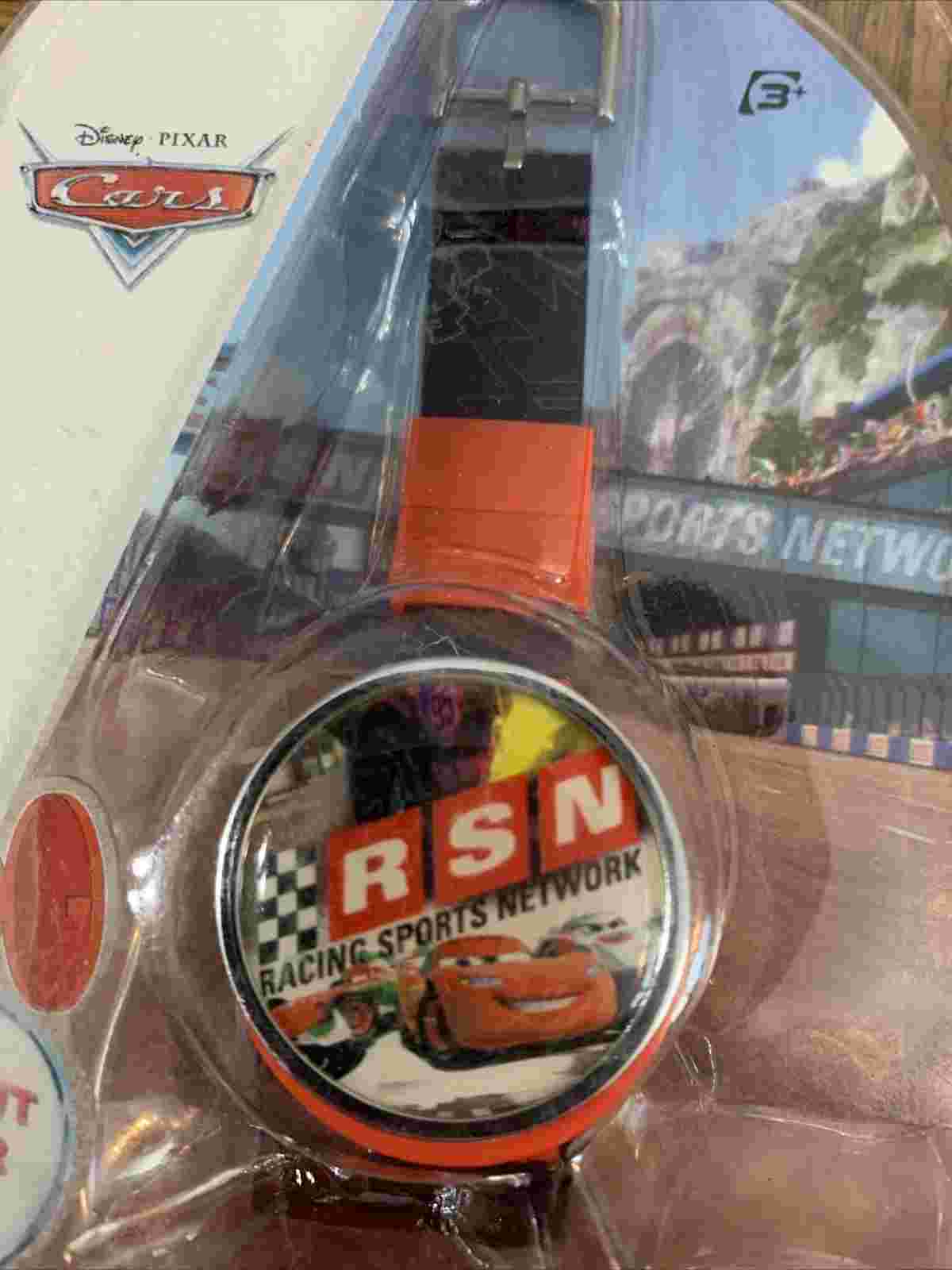 Disney Cars LCD Watch Molded Flip Top-New(Needs New Battery)-SHIPS N 24 HOURS