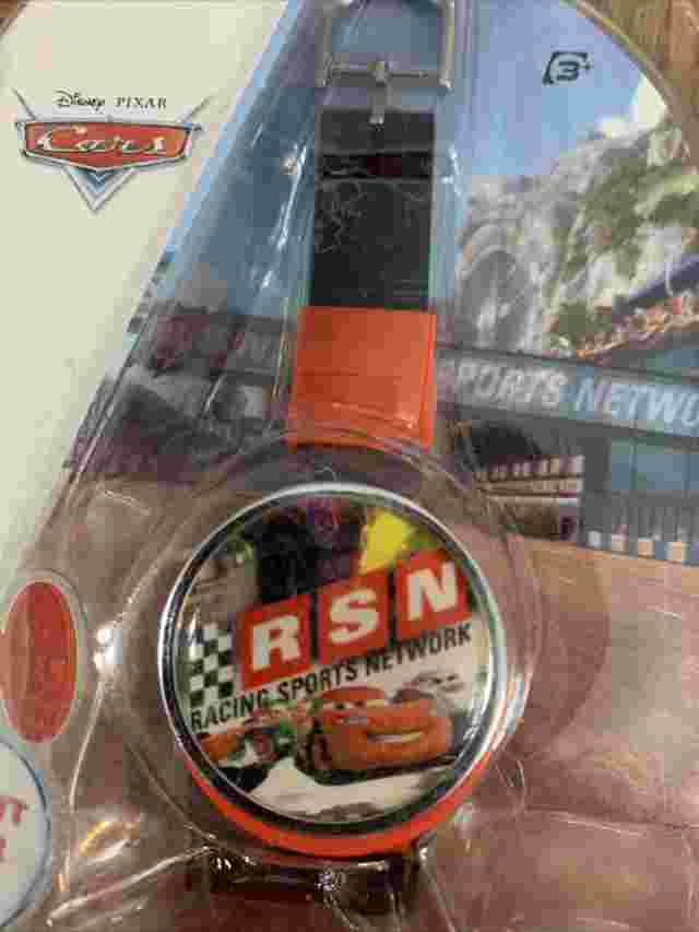 Disney Cars LCD Watch Molded Flip Top-New(Needs New Battery)-SHIPS N 24 HOURS