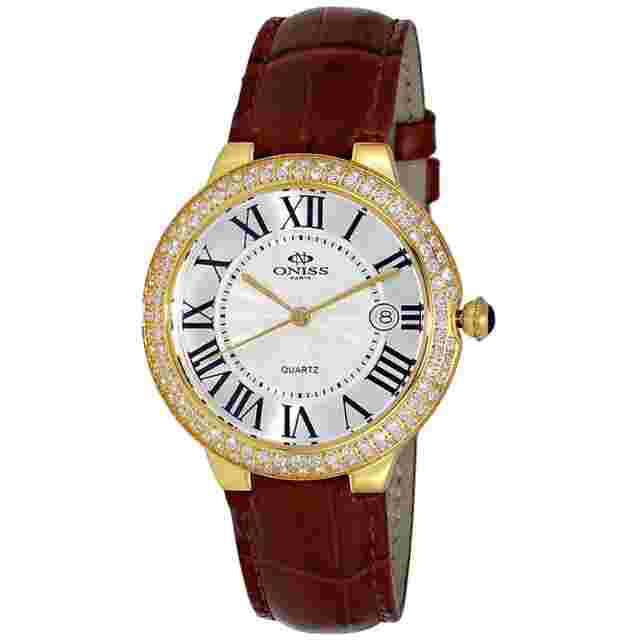 Oniss Women's Amor Blue Dial Watch - ON1111-LRGBU