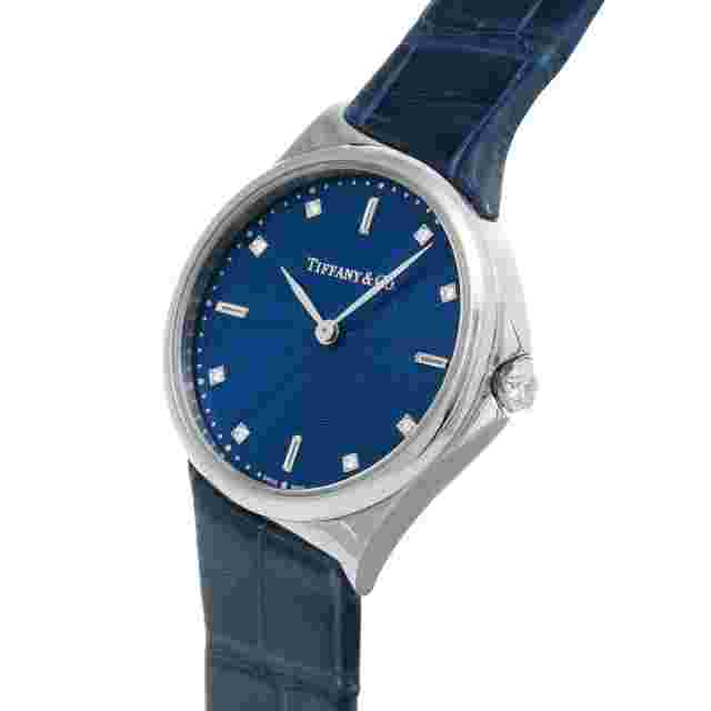 TIFFANY&Co. Metro 2 Hand 60874778 Ladies Watch From Japan G0228