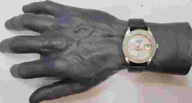 Krieger Sport 18k Diamond Bezel MOP 7 Jewels 37mm Swiss Quartz Unisex Watch