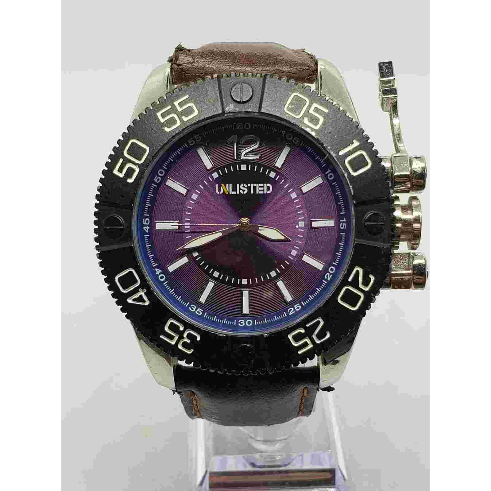 Unlisted Kenneth Cole UL1185 S60. Large purple face Working watch