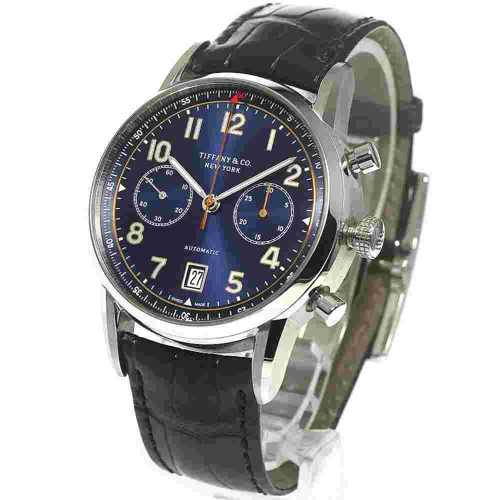 TIFFANY&Co. Ref.34668396 CT60 Chronograph Men's Watch From Japan G0826