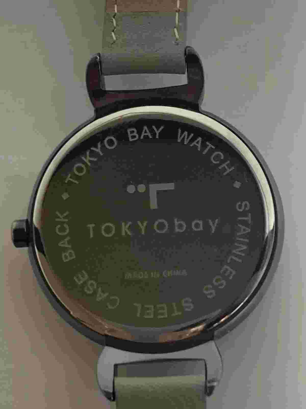 TOKYObay Track Small 19mm Women's Watch Silver Gray Leather,  Turquoise