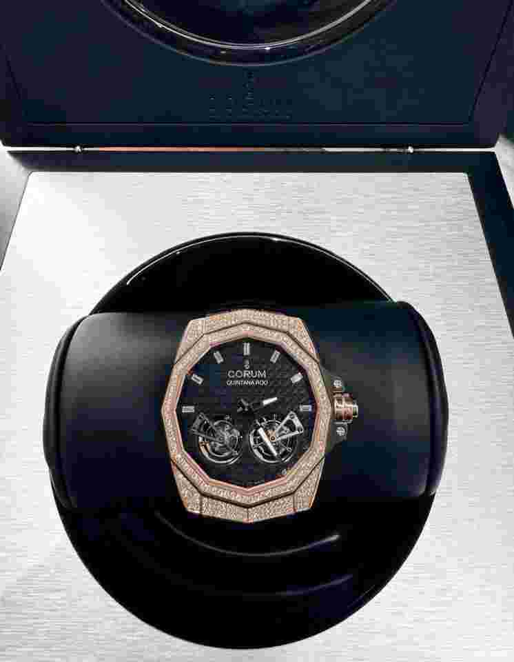 corum admirals cup Ac One, Double Tourbillon, 18 Kt 1/1  45 Mm, Factory Diamond