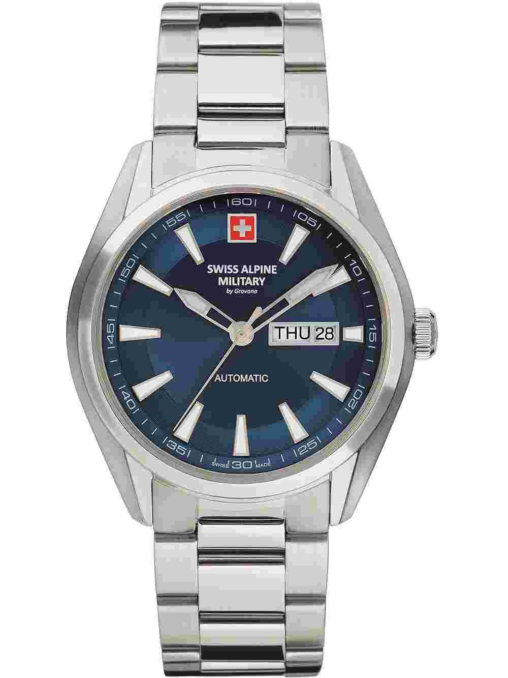 Swiss Alpine Military 7090.2135 Automatic Mens Watch 43mm 10ATM