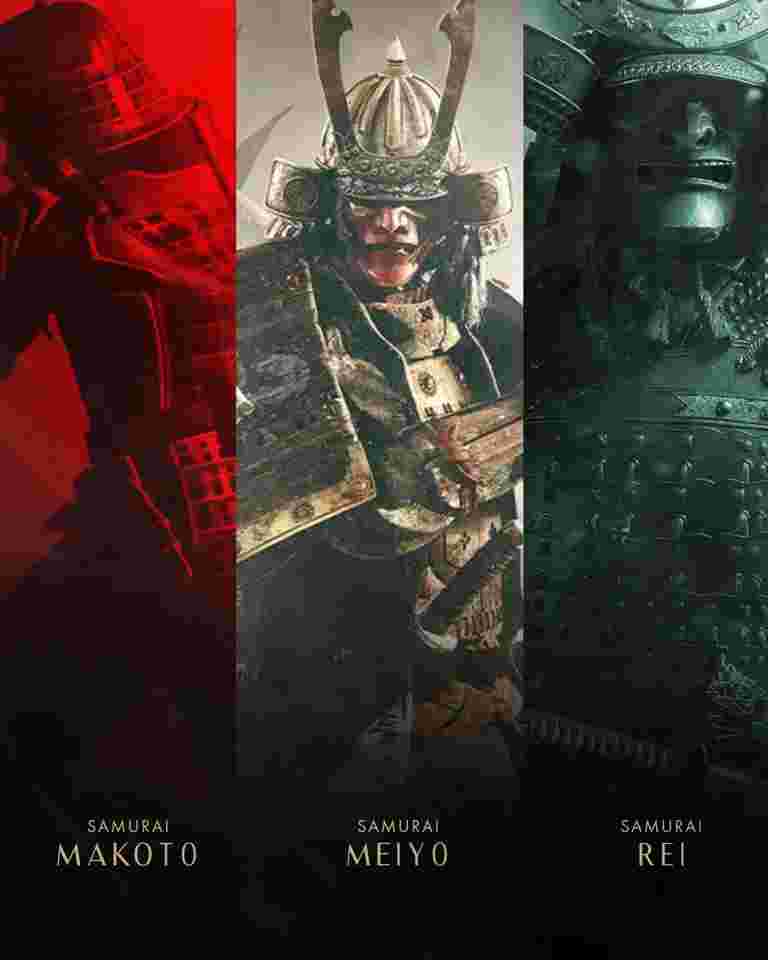 AG Collective Samurai Meiyo G 9040 SAM-BL Men Watch 42.5mm Silicone Strap