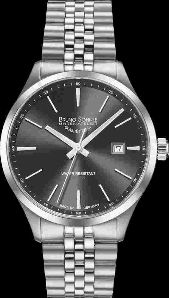 Bruno Söhnle Glashütte Turin II Big Wristwatch Made in Germany 17-13225-842
