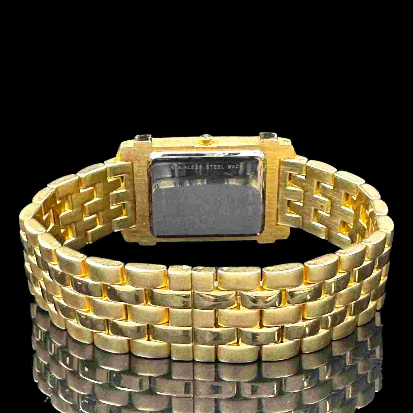 Estate Colibri Diamond gold-tone stainless steel lady's wrist watch