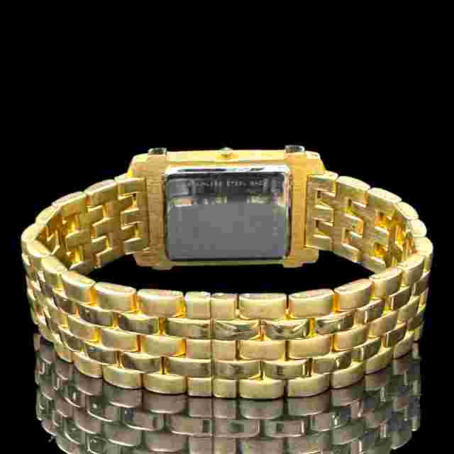 Estate Colibri Diamond gold-tone stainless steel lady's wrist watch