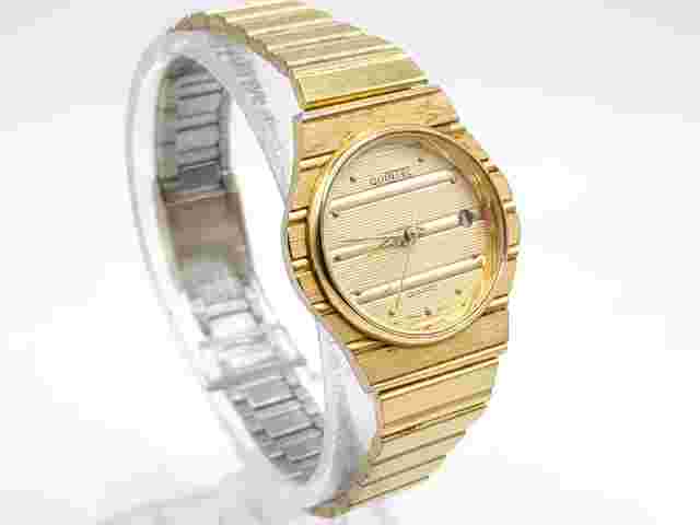 Quintel Quartz Womens Watch New Battery Gold Tone Date Dial 25mm