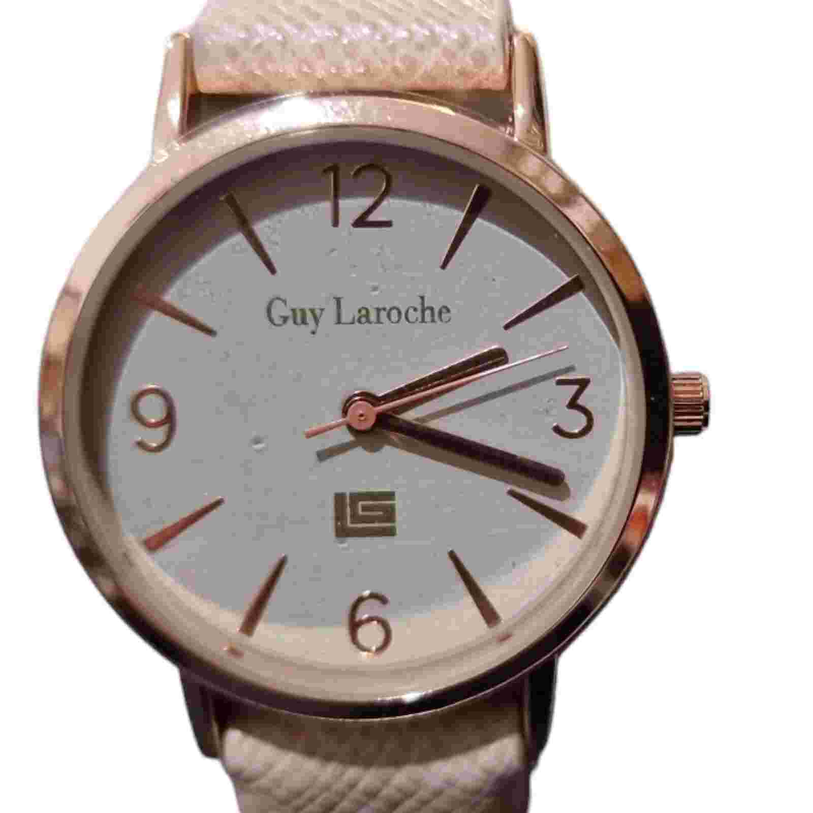 Ladies Guy Laroche Rose Gold/Blush Brand New  Watch/ Without Box- New Battery