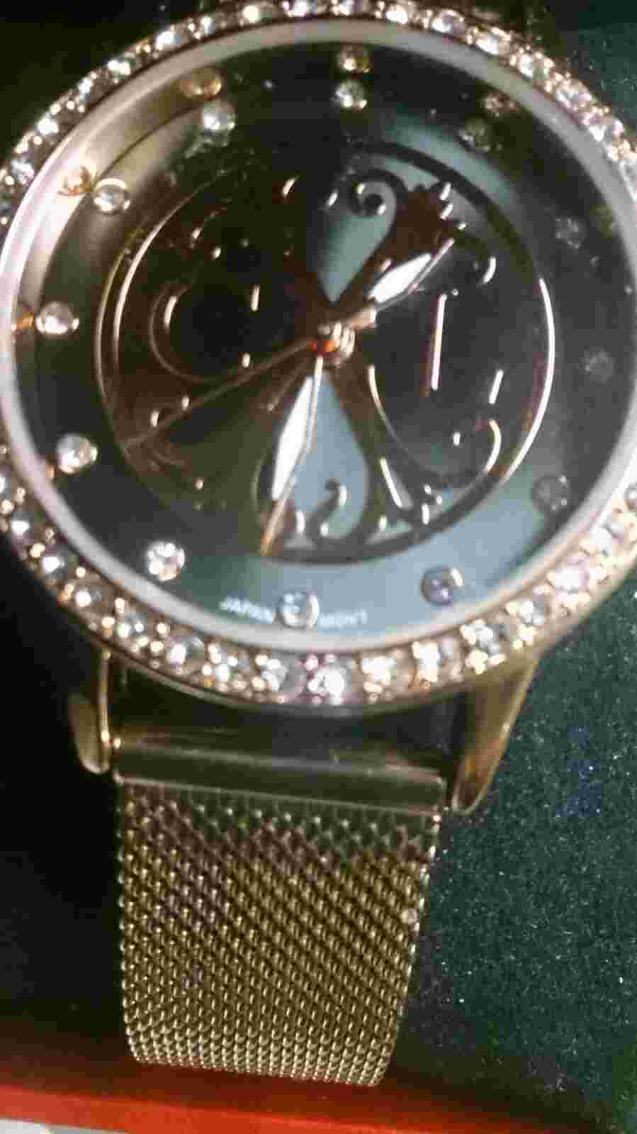Christian Lacroix Rose Gold Wrist Watch for Women.