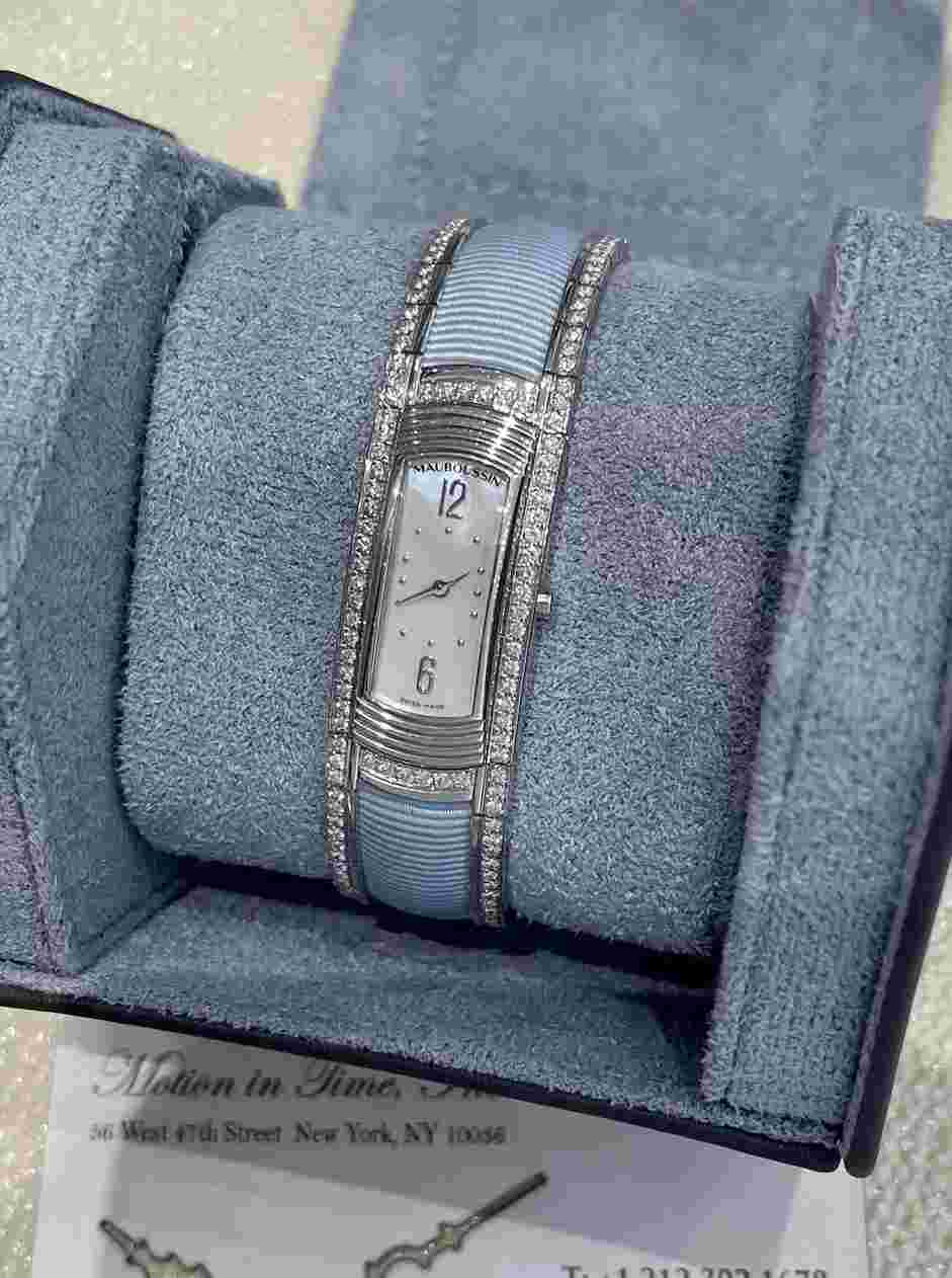 Mauboussin Lady M “Femme Nacre” 18kt White Gold Tiffany Blue 68800