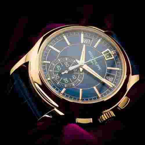 Patek Philippe Complications Blue Men's Watch - 5905R-010