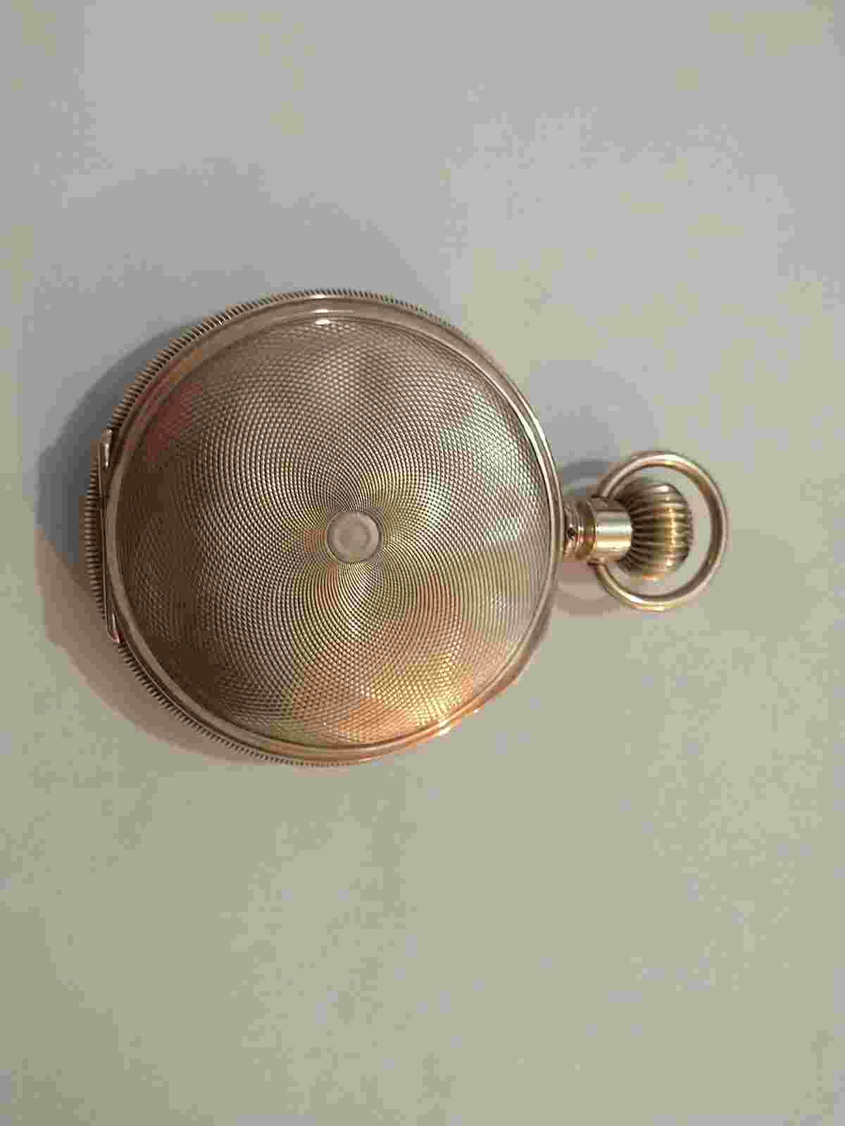 Antique Waltham 14K Gold Pocket Watch 18s NOT WORKING & DENTED
