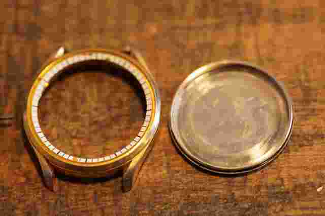 VINTAGE GENOVA 21 JEWEL   MANS Watch Parts E5.4