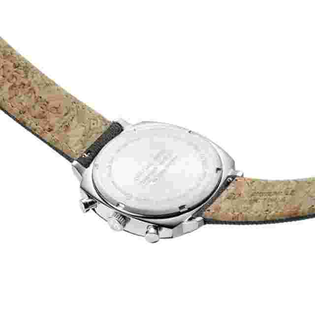 Mondaine Men's Wrist Watch - Squar Chrono Green MSL.41460.LF.SET Sapphire Glass