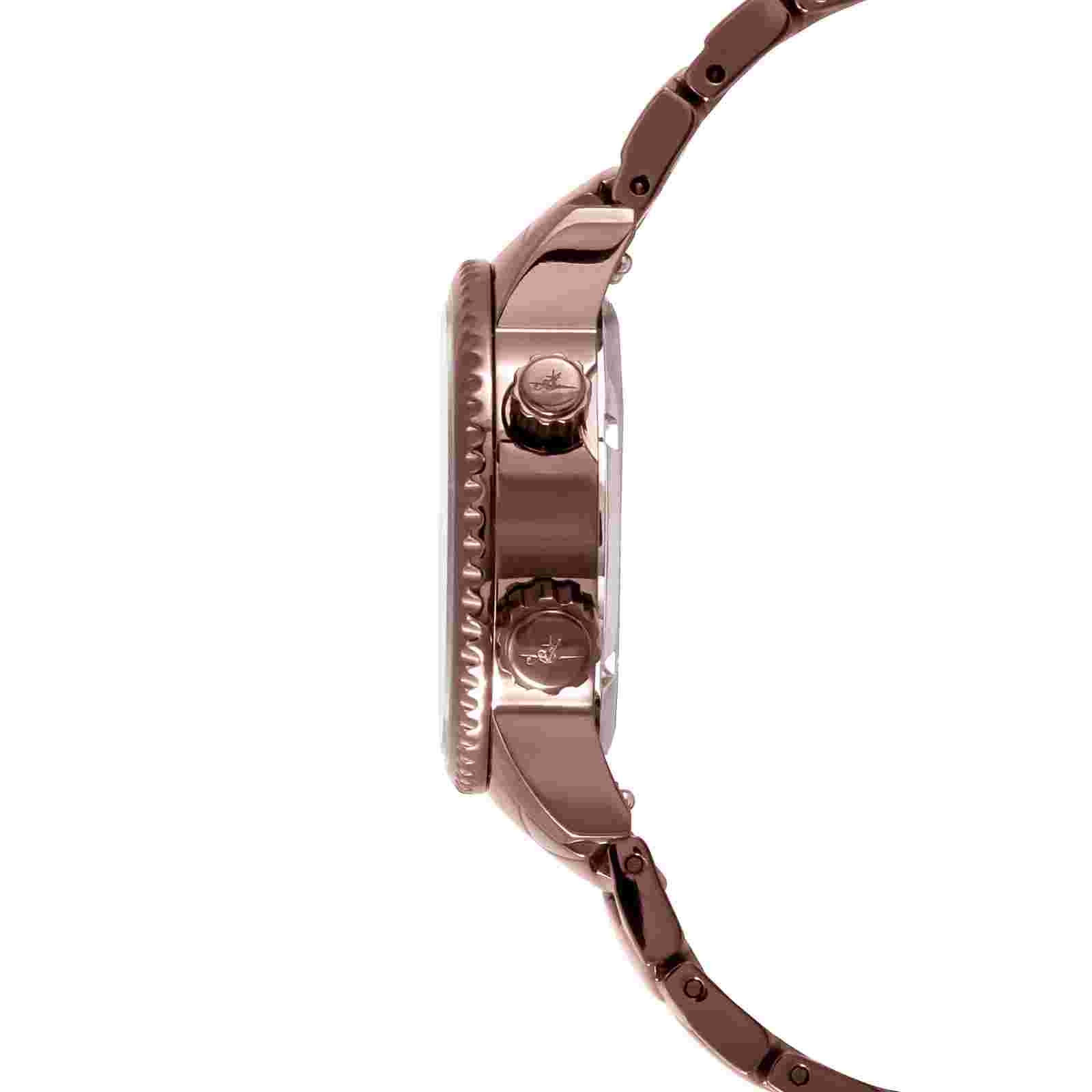 Abingdon Women's Elise Bronze Tri-Time Travel Watch EL-BRNZ