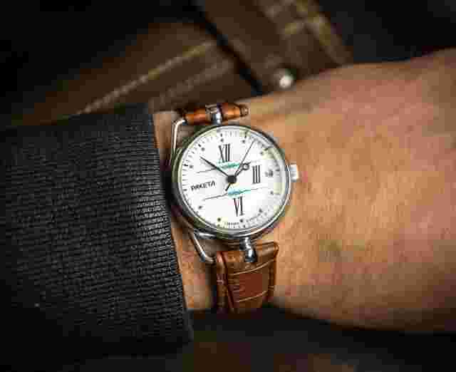Watch for journalists, Soviet watch RAKETA, ussr  watch. vintage watch USSR.