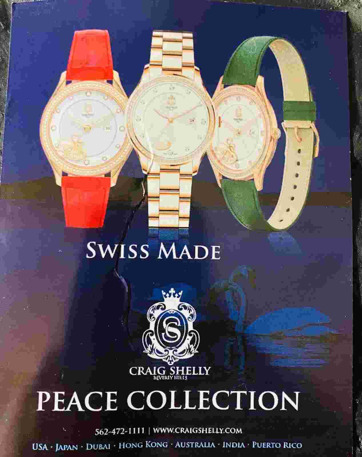 Watch - Brand New, Never Worn Craig Shelly “Pink Pearl”