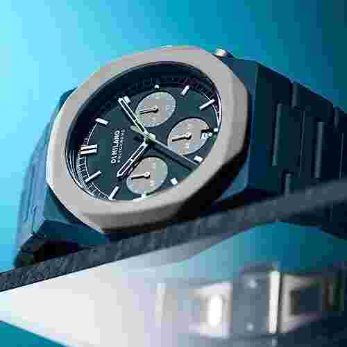 D1 Milano Watch Men's PHBJ06 Polychrono Petrol Blast 40.5mm