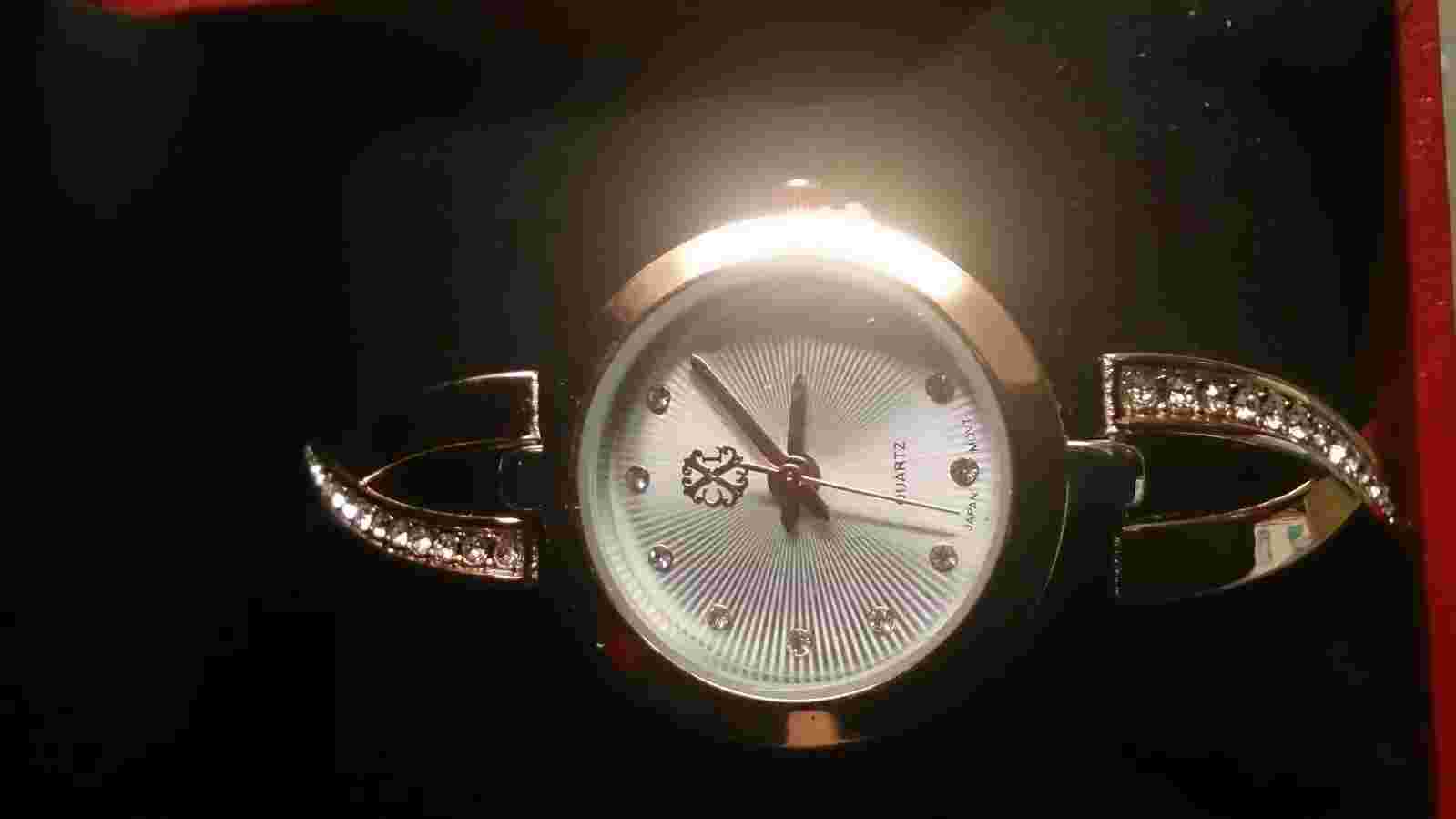 Christian Lacroix Wrist Watch for Women. Rose gold colors.