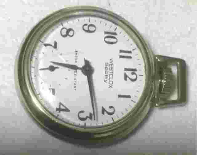 Westclox Scotty Pocket Watch Open-Face Vintage Hand-winding Antique USA
