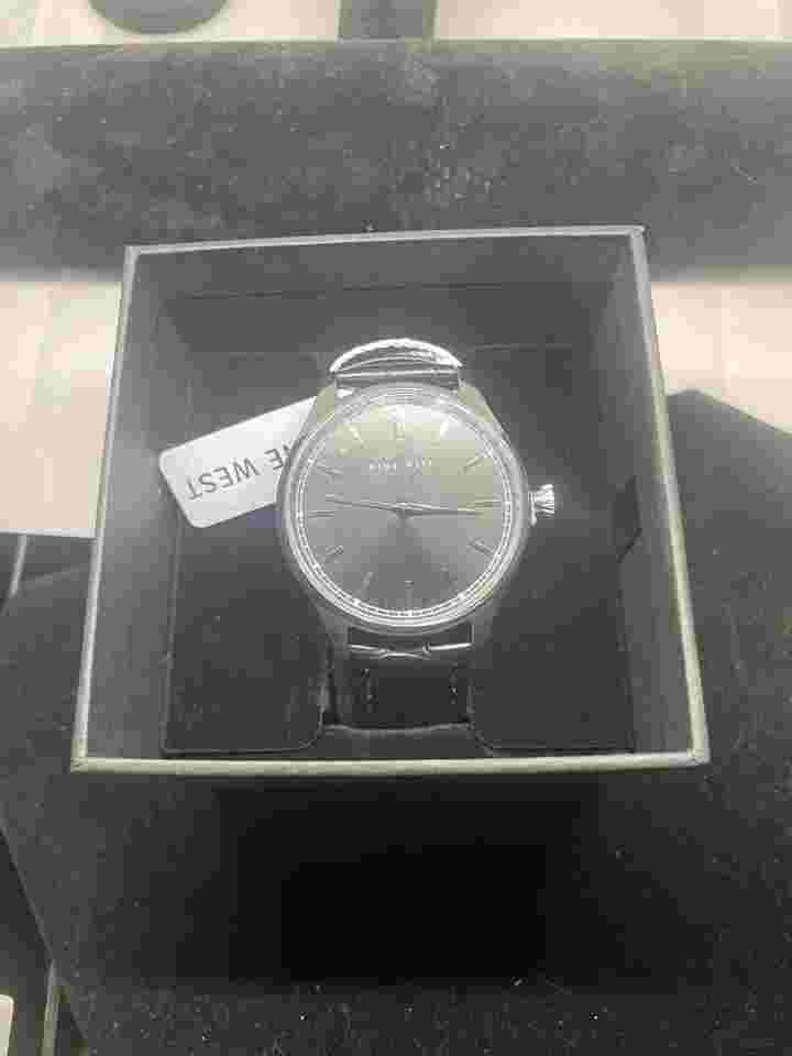 Nine West Men's Watch Leather Band Water Resistant 30m Automatic Japanese