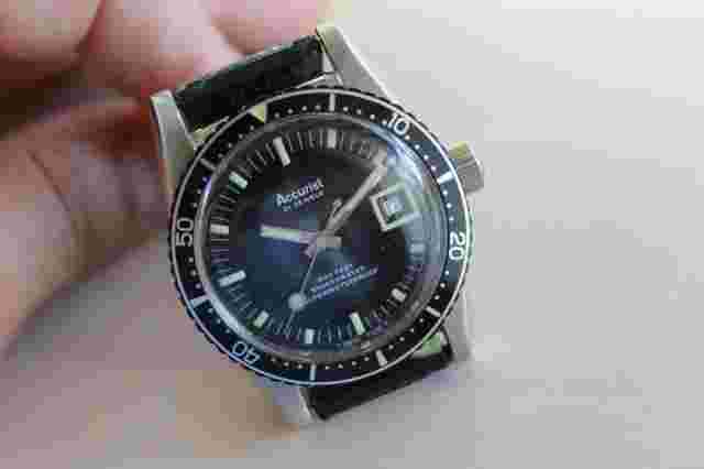 Accurist Marinograf Calypsomatic Case Ref. 9090 ETA 2452 Automatic Skin Diver