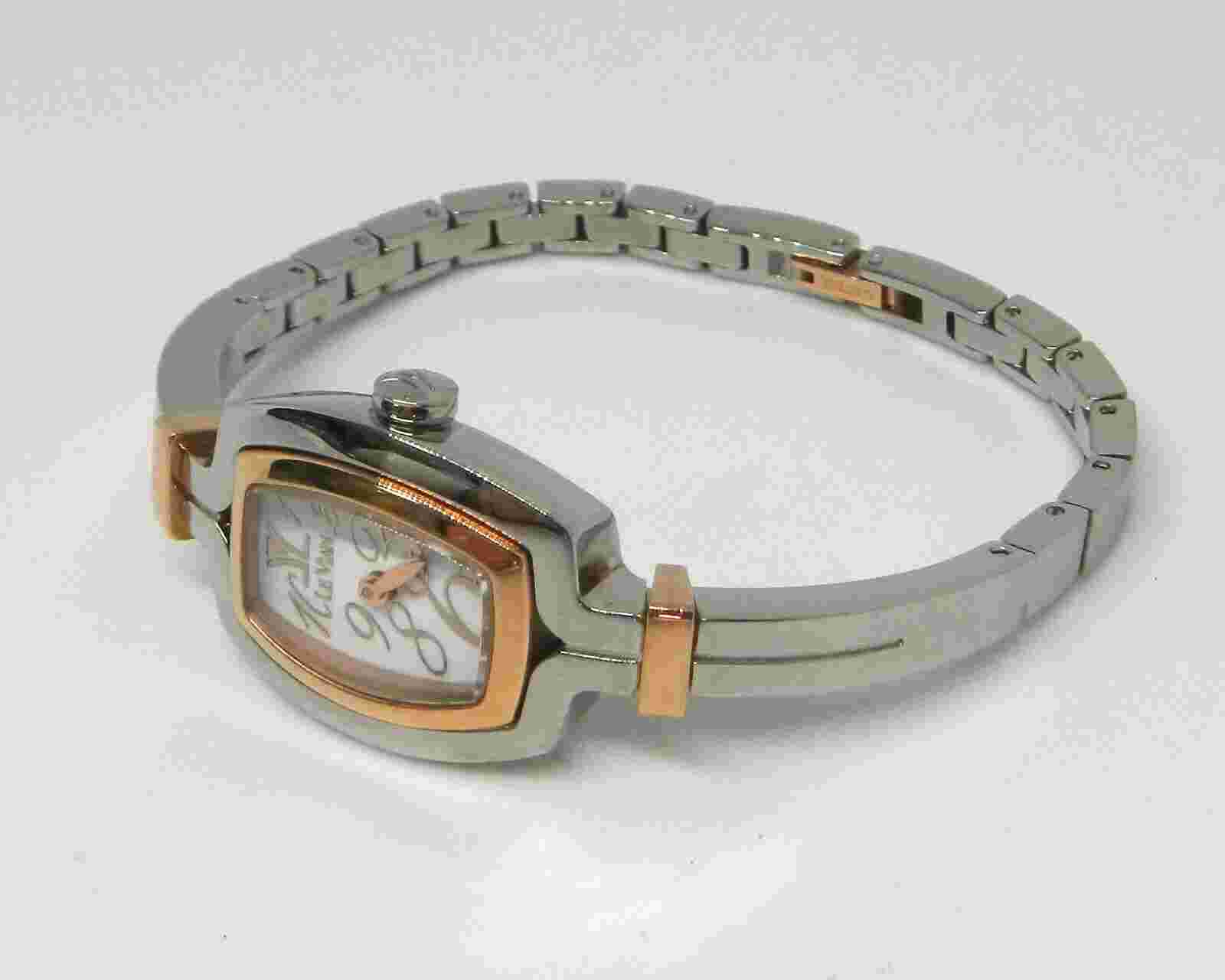 Levian Le Vian Cush'n Bangle Ladies Two Tone Stainess Steel Watch Zela 40