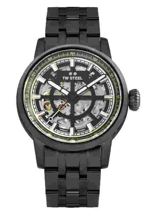 TW Steel TW9010 - Black Skeleton Kit with 2 bands - New in box - £799 RRP.