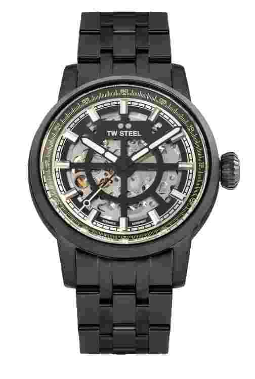 TW Steel TW9010 - Black Skeleton Kit with 2 bands - New in box - £799 RRP.