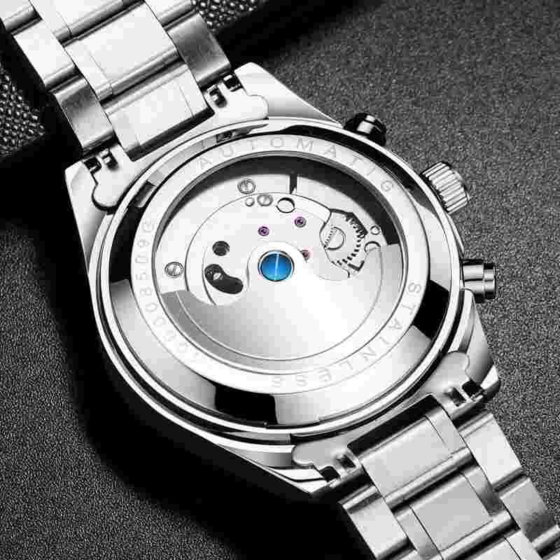 40mm GUANQIN Automatic Mechanical Dive 30M Waterproof Sapphire Tourbillon Watch