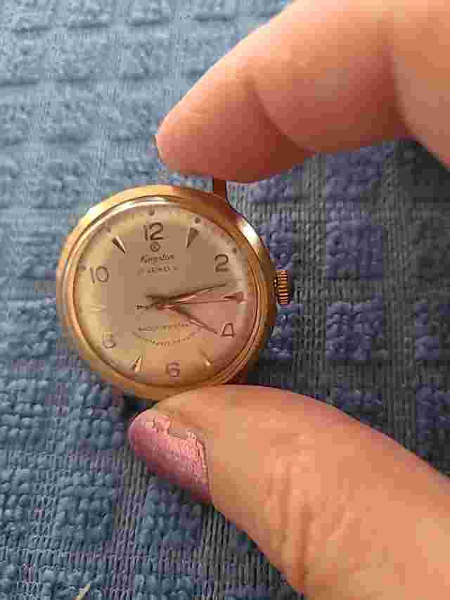 KINGSTON WATCH HEAD NOT TESTED Sell For Parts Only 17 Jewels