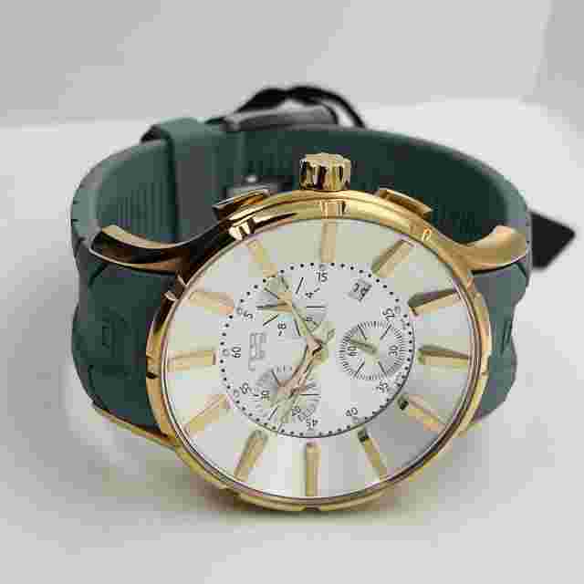NOA Men's Quartz Chronograph 45mm Rose Gold Sapphire Crystal Swiss Made Watch