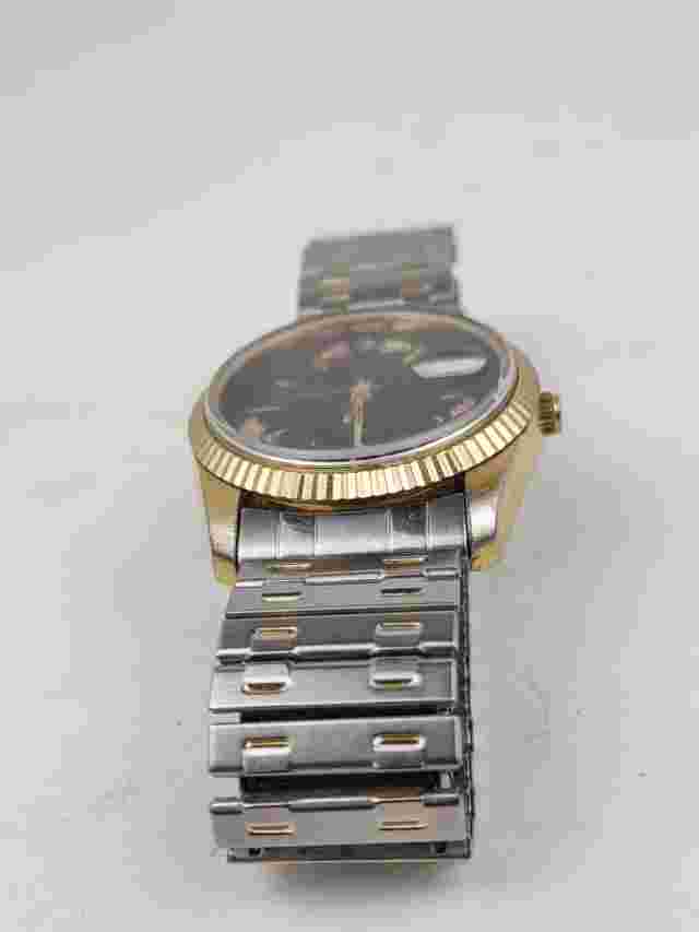 Vintage Black Hills Gold Diamond Quartz Wrist Watch, Tested (New battery)