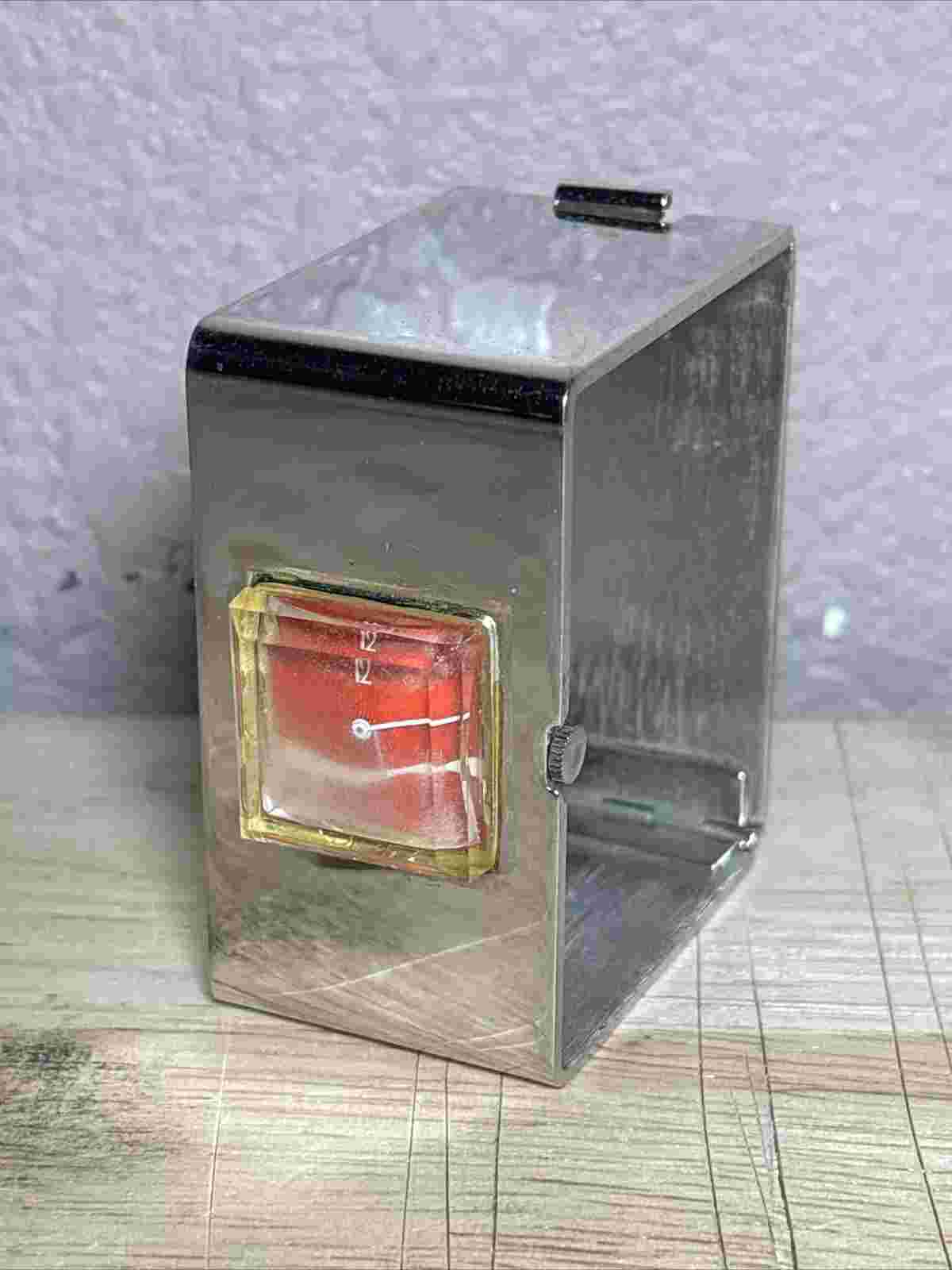 COCA COLA Watch SWISS MADE 70s Square RAQUEL WELCH Bangle VTG Retro COKE Working