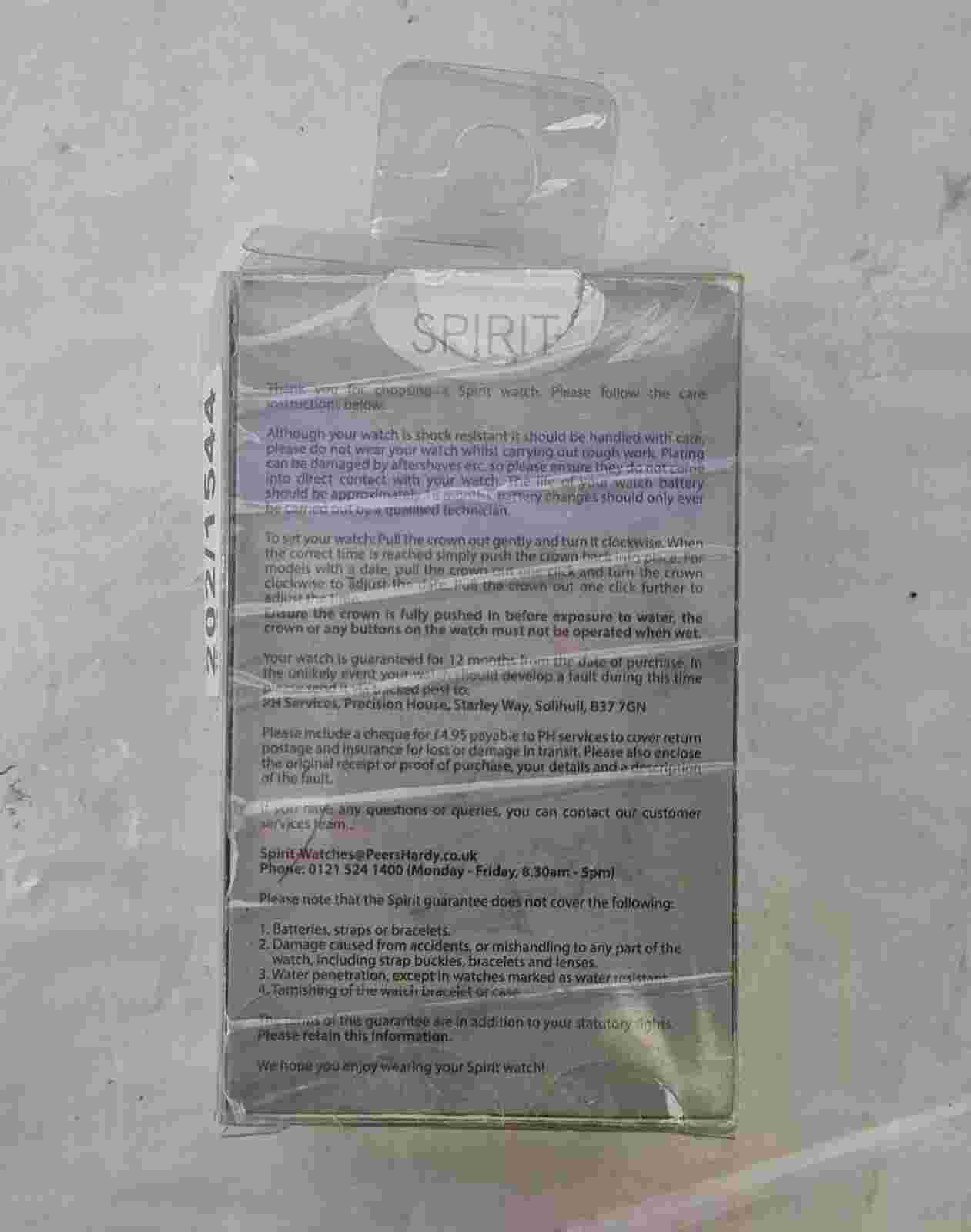 SPIRIT Mens Lovely Analogue Display Classic Brown Strap Silver Watch