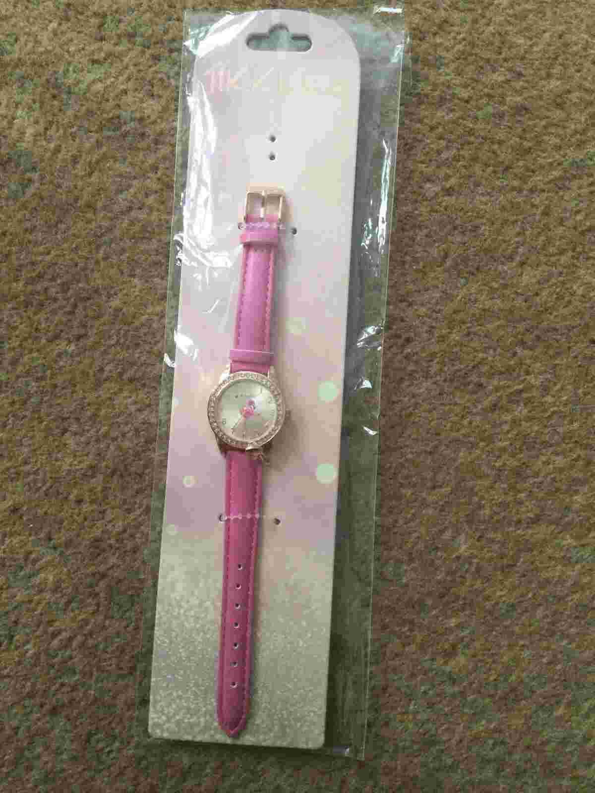 Girls Tikkers Flamingo Pink Watch