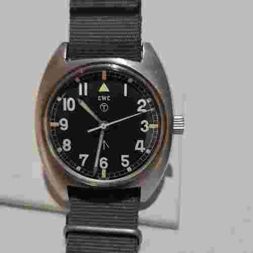 CWC British Military Watch W10 6645-99 Manual Movement Silver Authentic