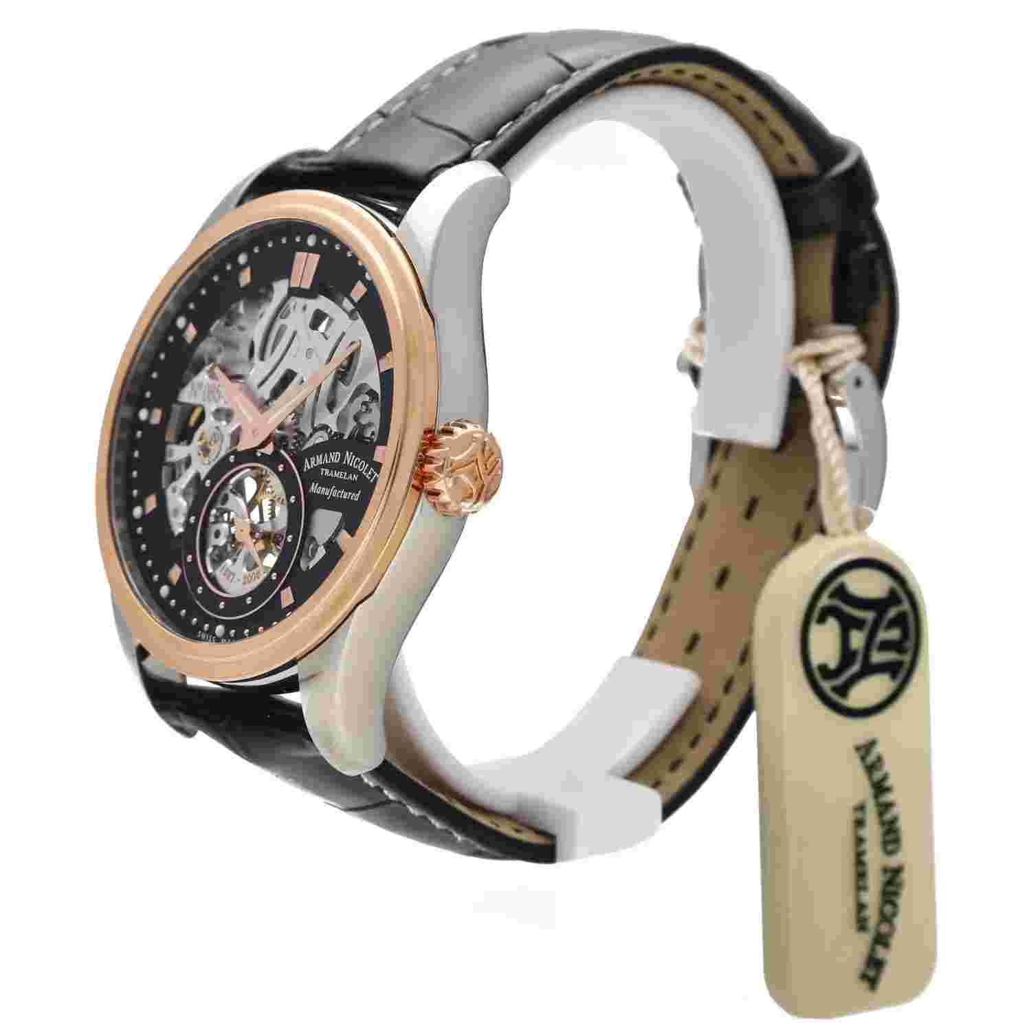 Armand Nicolet D622AAA-NS-P713NR2 Skeleton Limited Edition Mechanical Mens Watch