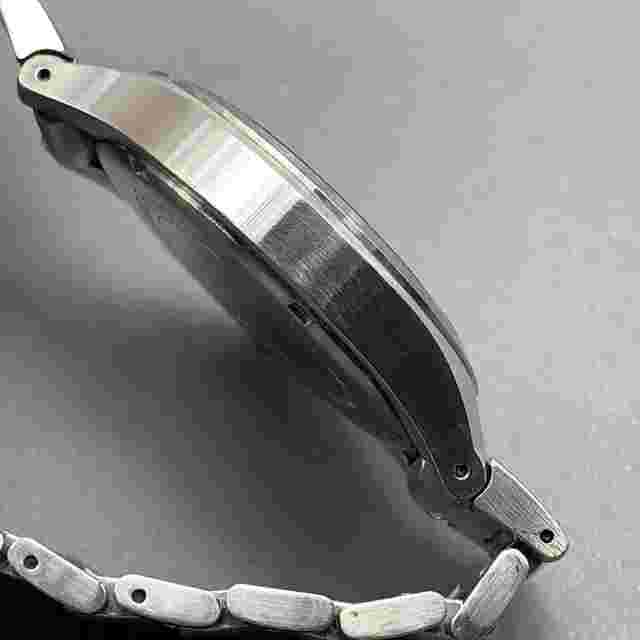 Victorinox Swiss Army Base Camp Watch Stainless Steel Band Black Dial, 241333