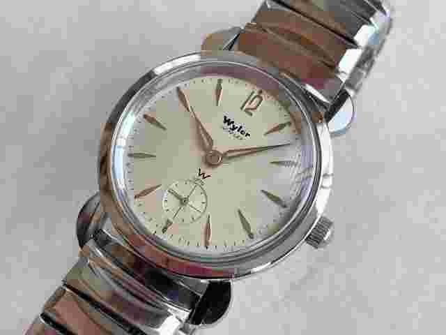 Watch Wyler Incaflex Weatherproof 1950's Stainless Steel 1023 H 1625 Swiss Made