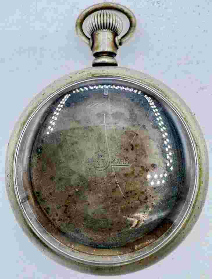 Antique 16 Size Crescent Swingout Open Face Pocket Watch Case NickelSmooth USA