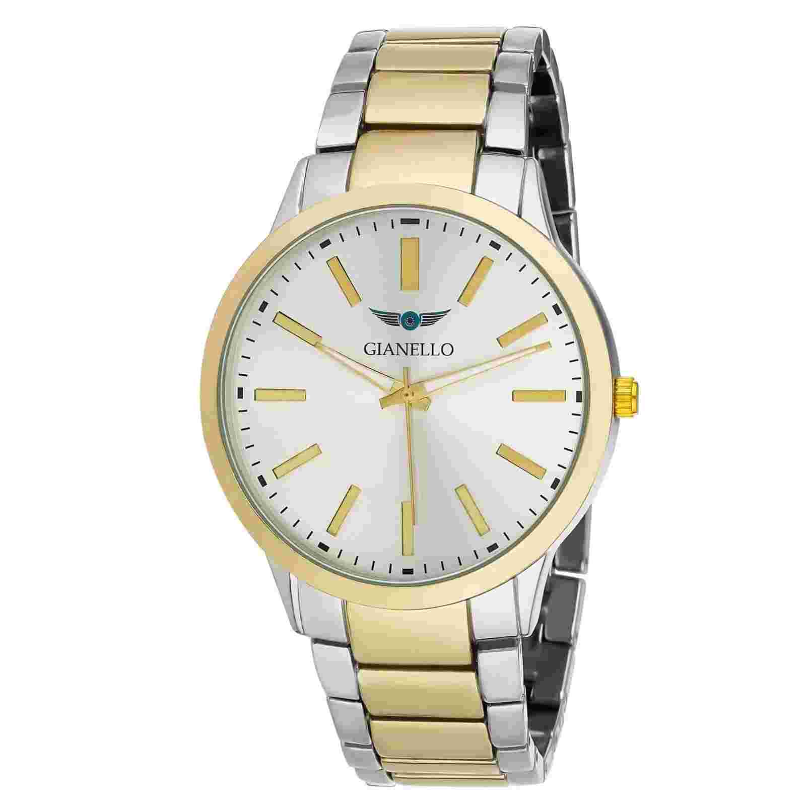 Gianello Men's 46mm Large Case All Index Capri Bracelet Watch