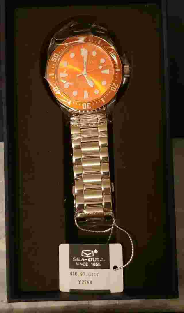 Sea-Gull Watch Orange New 816.97.6117  Y2780