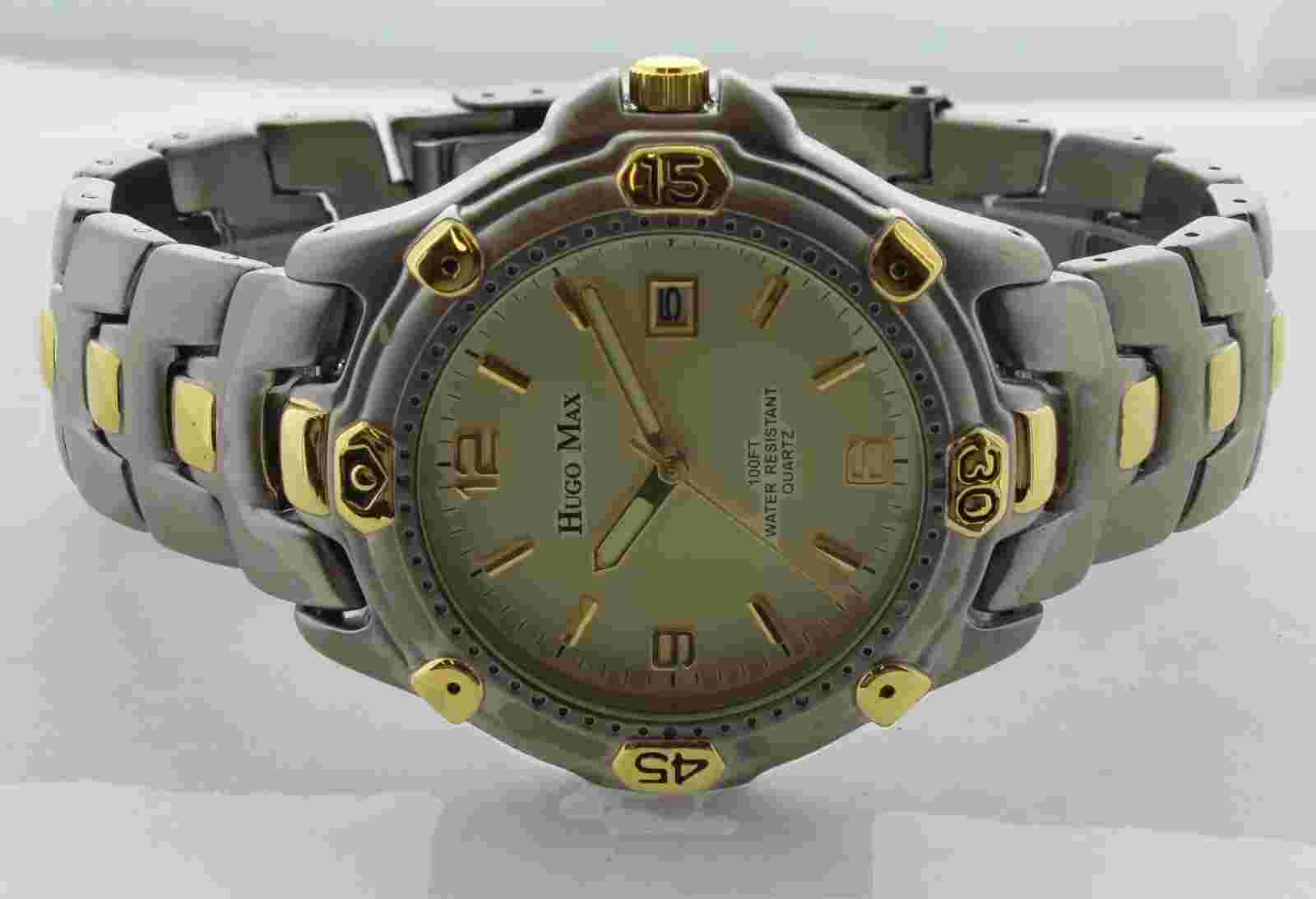 Hugo Max Mens watch with date  new no box