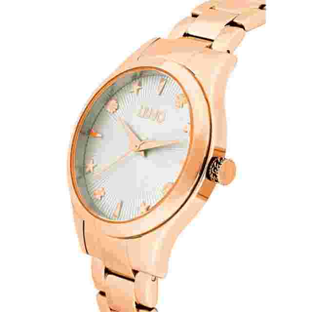 Liu Jo Women's Watch Only Time Steel Rose Precious Shapes PVD Rose Gold
